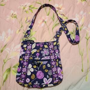 Vera Bradley Floral Nightingale Hipster Crossbody Purse